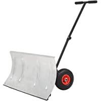 Los mejores  - vidaXL Pala Quitanieves Manual con Ruedas 100x44 cm Excavadora Quitar Nieve